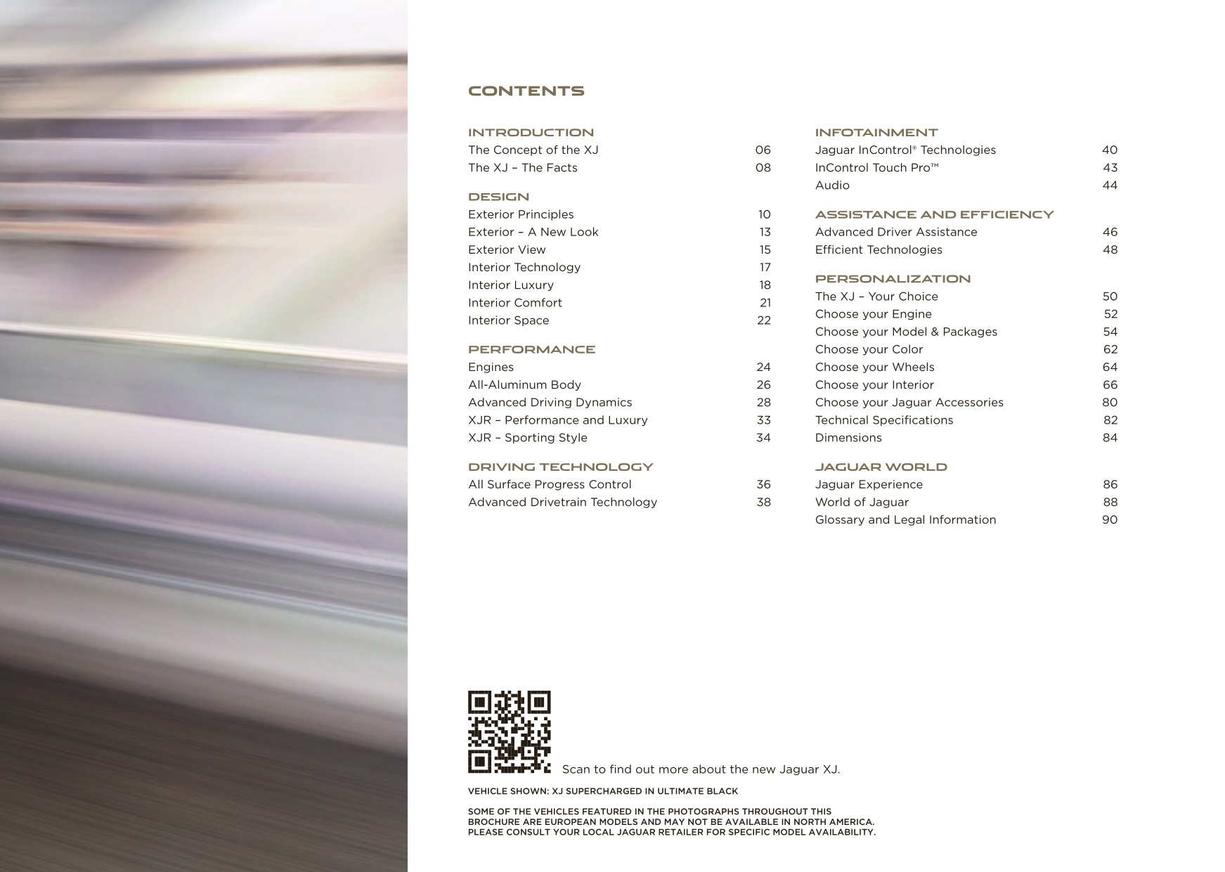 2016 Jaguar XJ Brochure Page 50